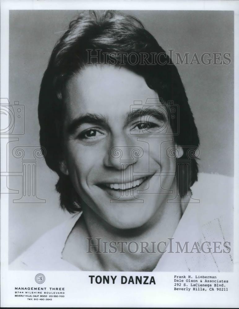 1986 Press Photo Tony Danza Actor TV Personality Boxer - cvp01790 - Historic Images