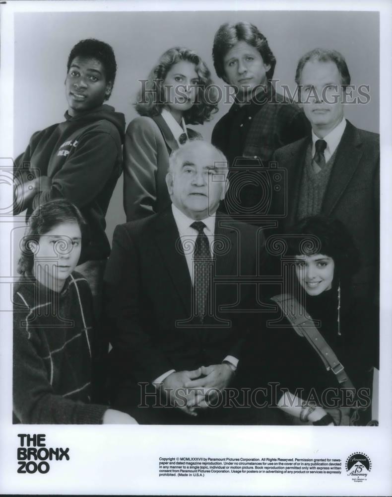 1987 Press Photo Mykel T Williamson Kathryn Harrold David Wilson Nicholas Pryor - Historic Images