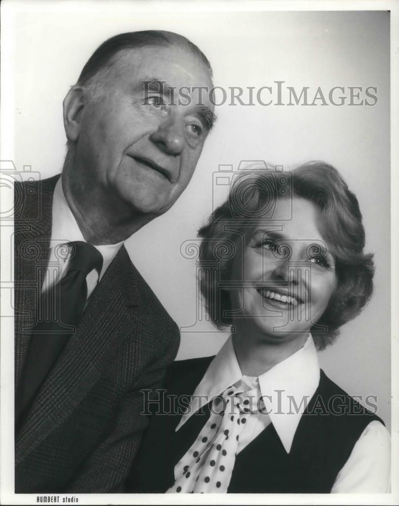 1972 Press Photo Helen Corns and Cleve Dunn in Our Town Lakewood Little Theater - Historic Images