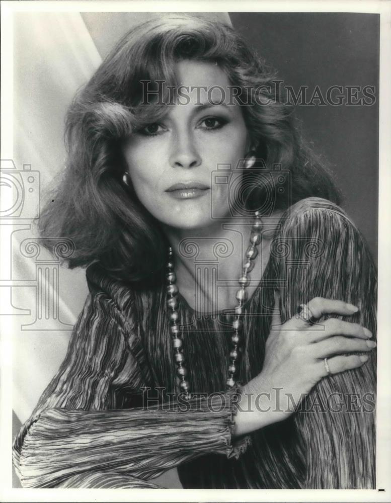 1986 Press Photo Faye Dunaway in Beverly Hills Madam - cvp03315 - Historic Images