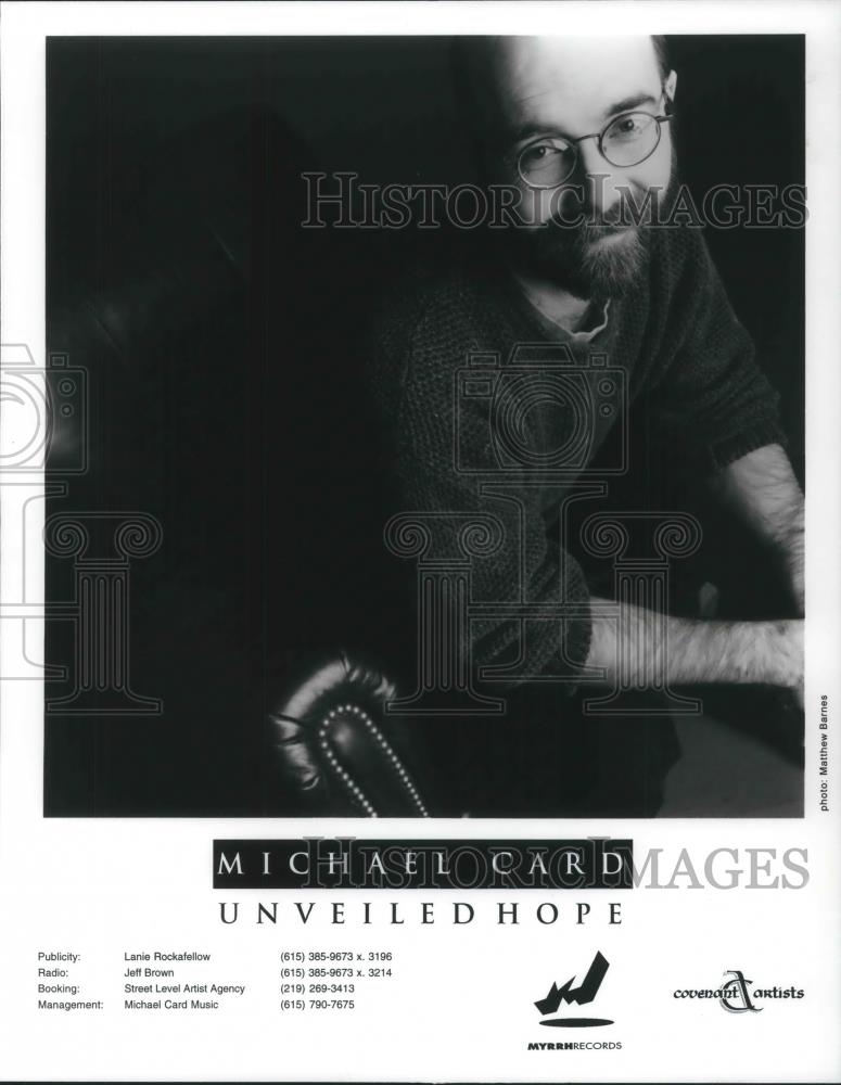 1997 Press Photo Michael Card Christian singer-songwriter, musician, author - Historic Images