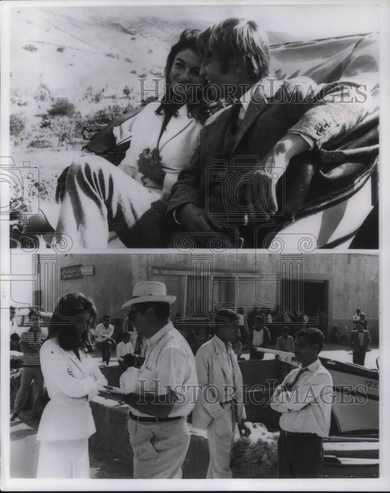 1969 Press Photo Michael York and Anouk Aime In Justine - cvp18803 - Historic Images