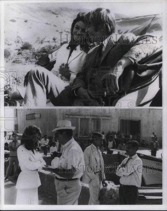 1969 Press Photo Michael York and Anouk Aime In Justine - cvp18803 - Historic Images