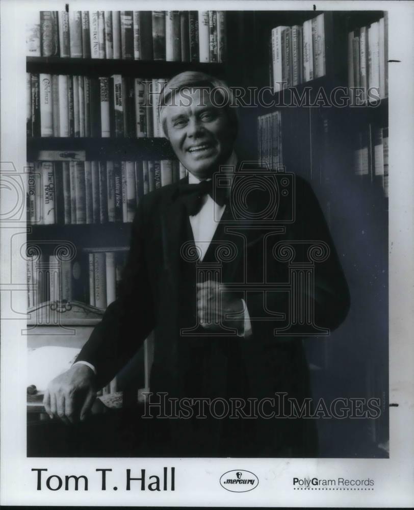 1983 Press Photo Tom T Hall country music singer-songwriter. - cvp16005 - Historic Images