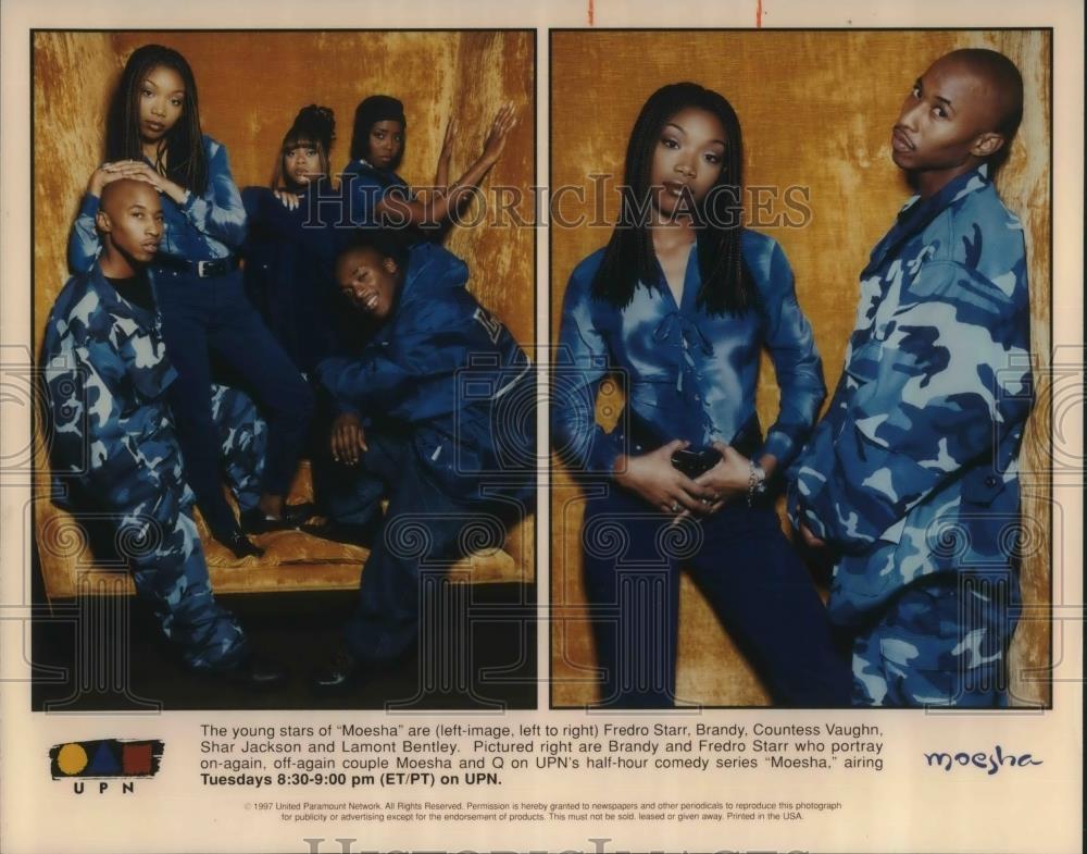 1998 Press Photo Fredro Starr Brandy Countess Vaughn Shar Jackson Lamont Bentley - Historic Images