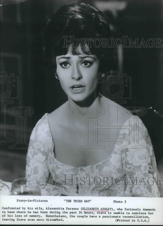 1966 Press Photo Elizabeth Ashley in The Third Day - cvp08659 - Historic Images