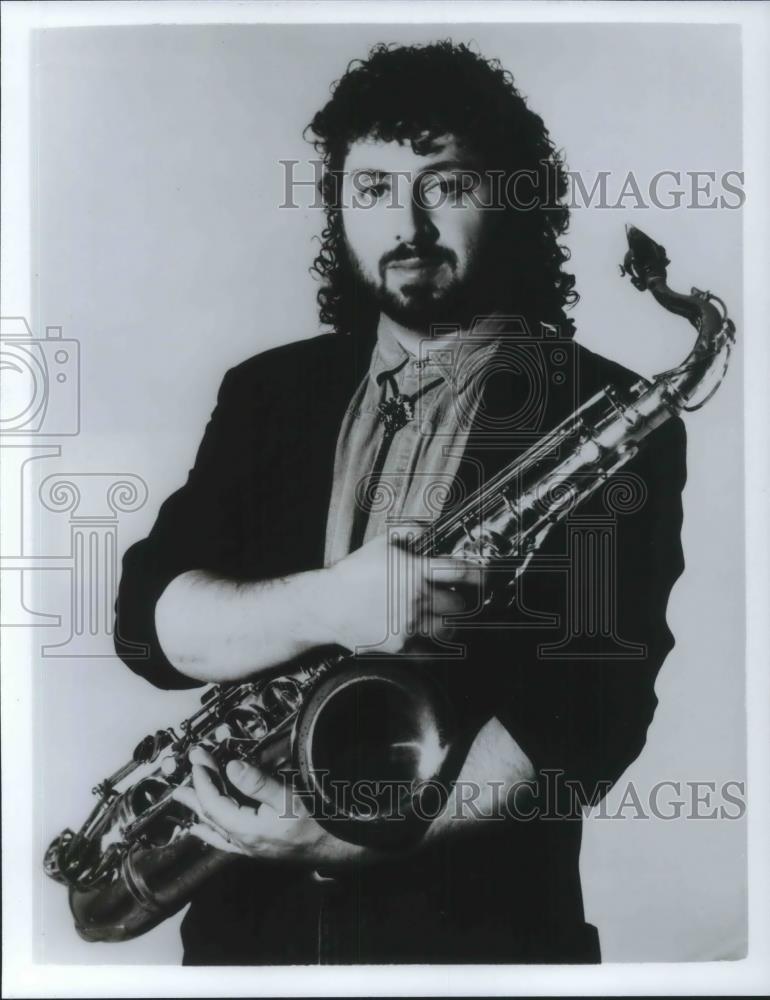 1990 Press Photo Richard Elliot Jazz Saxophone Player Hiroshima Band - cvp04606 - Historic Images