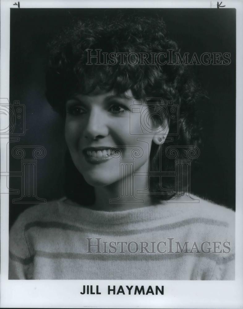 1982 Press Photo Jill Hayman American Broadway Theater Actress - cvp16940 - Historic Images