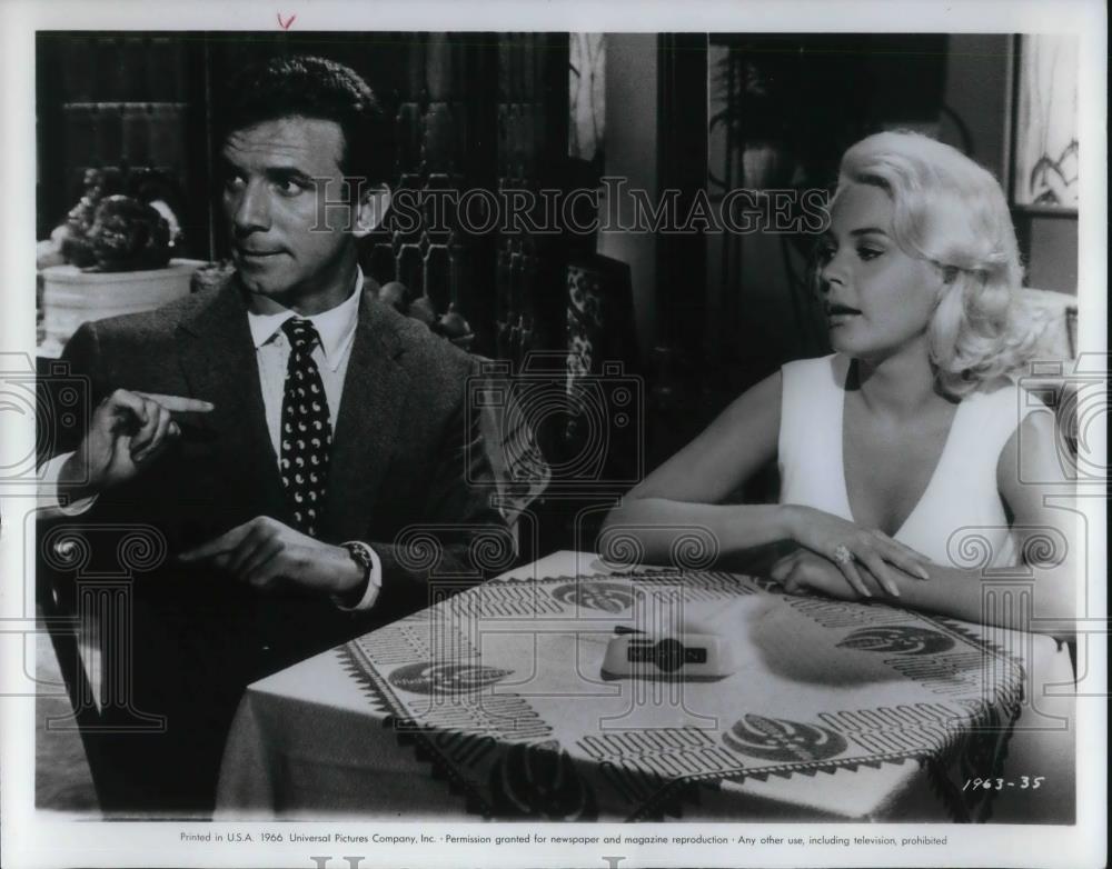 1966 Press Photo Tony Franciosa and Sandra Dee - cvp18382 - Historic Images