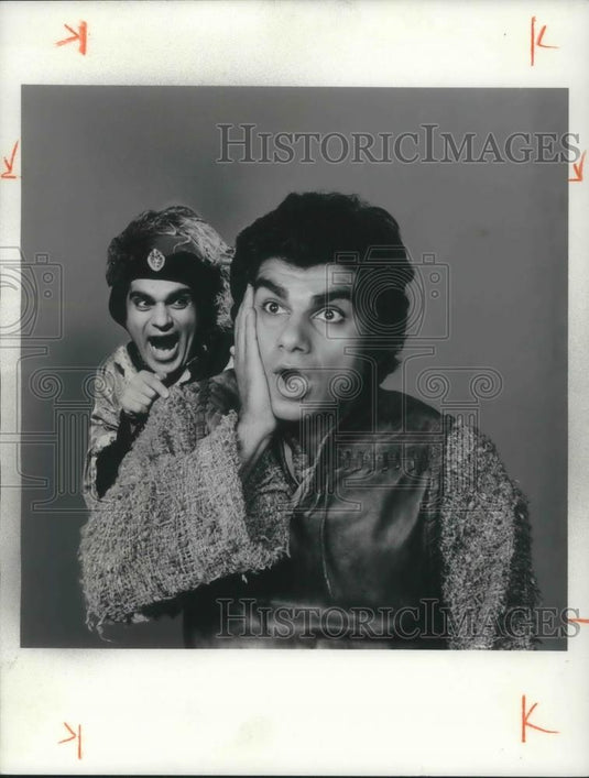 1975 Press Photo Richard Dimitri in When Things Were Rotten - cvp03206 - Historic Images
