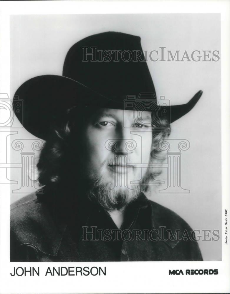 1988 Press Photo John Anderson Country Music Singer Songwriter Musician - Historic Images