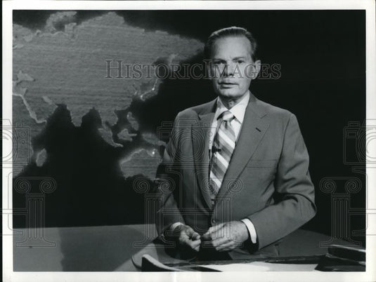 1981 Press Photo David Brinkley on This Week - cvp00795 - Historic Images
