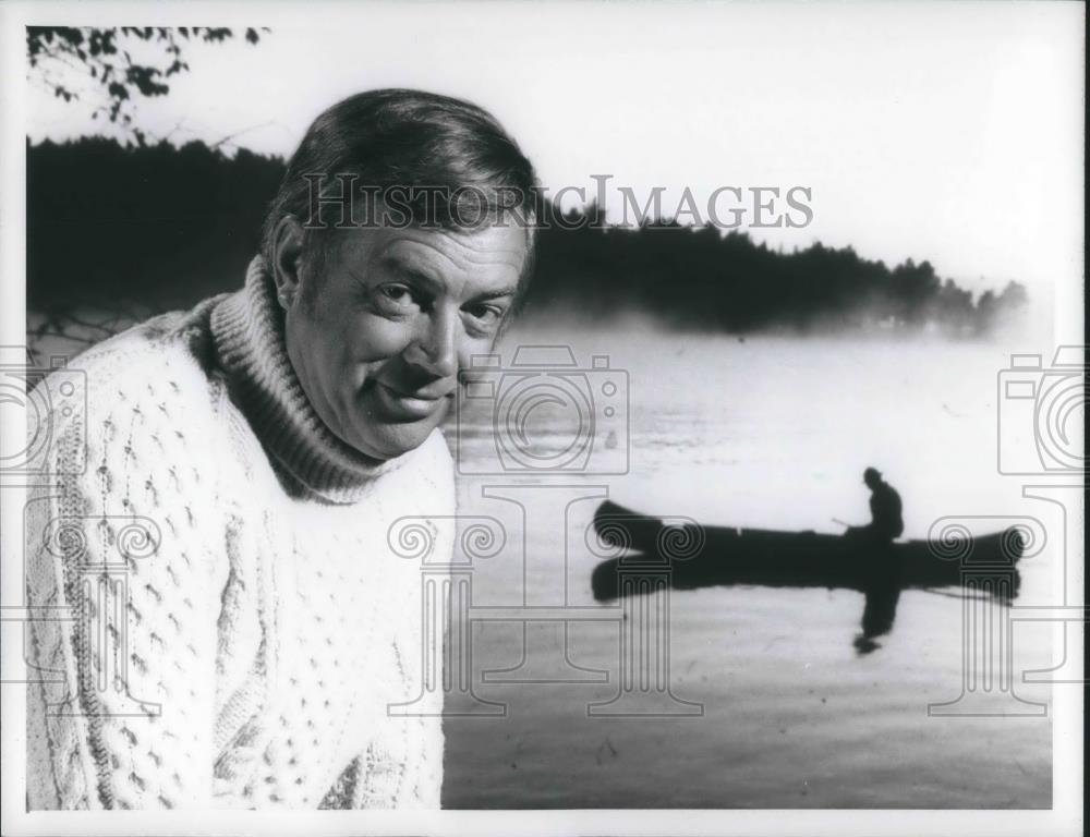 1971 Press Photo Hugh Downs Host of The American Wilderness - cvp04951 - Historic Images