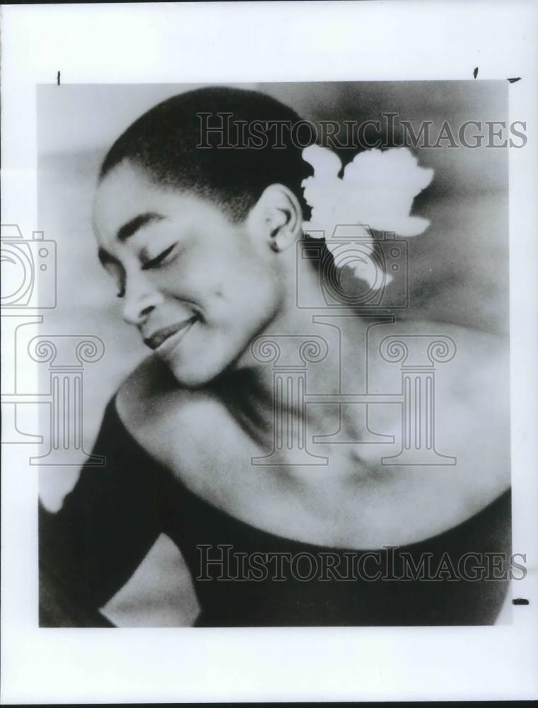 1990 Press Photo Regina Belle Jazz Gospel Singer Songwriter - cvp05264 - Historic Images