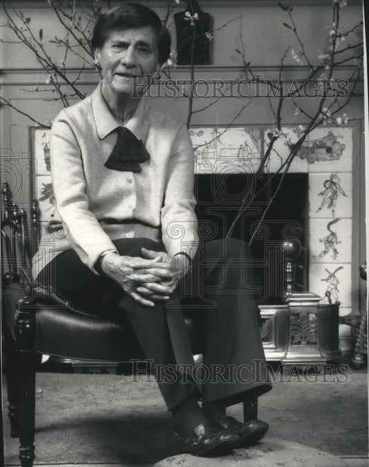 1986 Press Photo Cheryl Crawford Producer of Play So Long on Lonely Street - Historic Images
