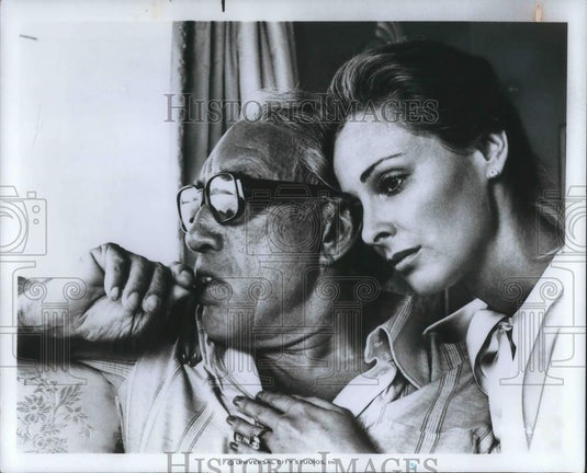 1978 Press Photo Camilla Sparv and Anthony Quinn in The Greek Tycoon - cvp08933 - Historic Images