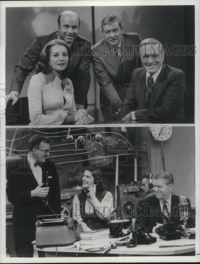1971 Press Photo Today Show 20th Anniversary Jack Lescoulie &amp; Jane Pauley - Historic Images