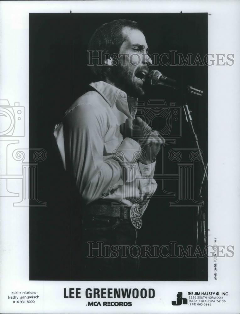 1983 Press Photo Lee Greenwood Country Music Singer Songwriter - cvp13251 - Historic Images