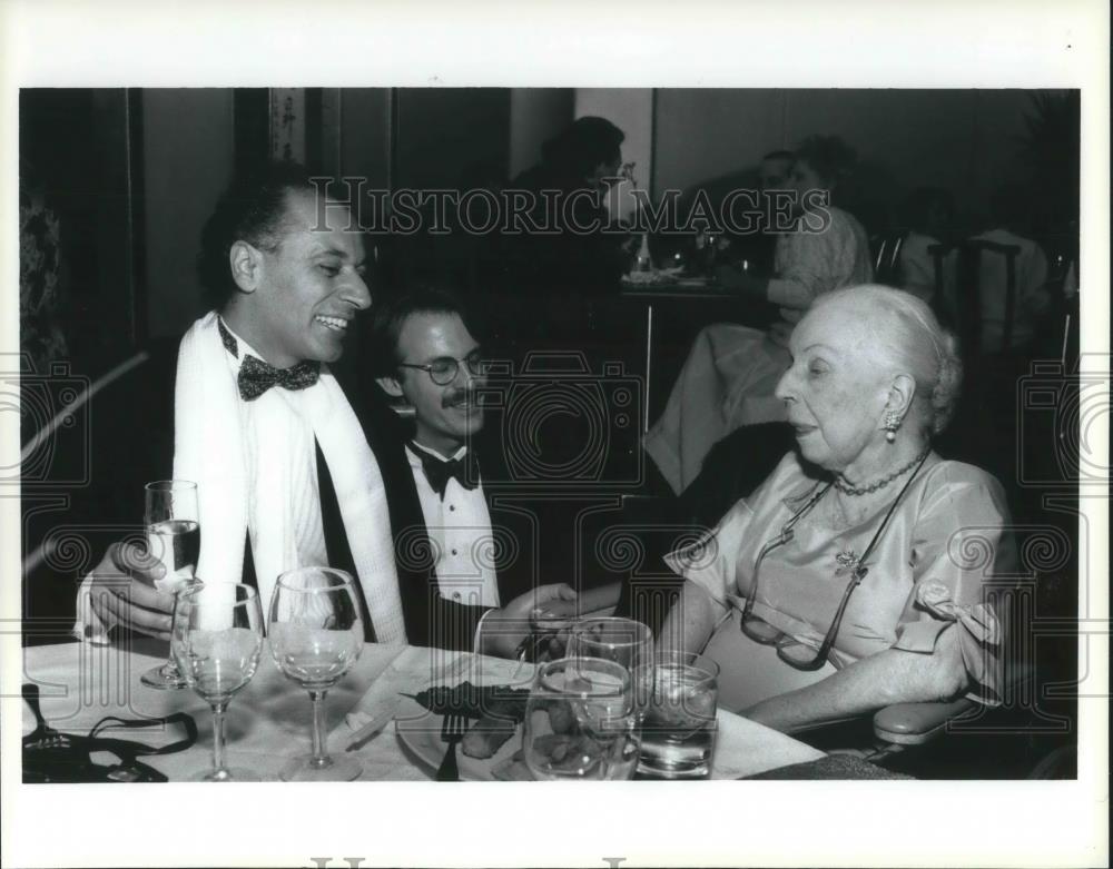 1993 Press Photo Dennis Nahat David Oakland Agnes de Mille Dancer Choreographer - Historic Images