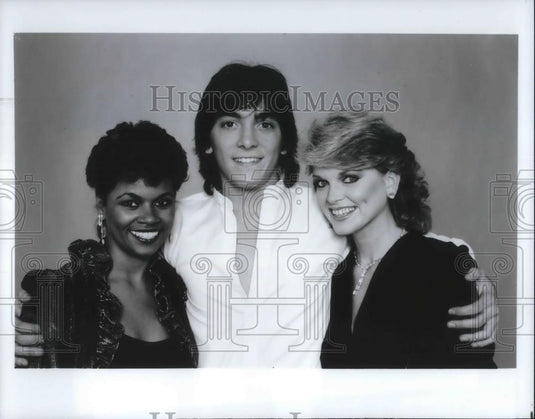 Press Photo Scott Baio T Renne Crutcher & Kathy Pinto Vocalist Competitors - Historic Images