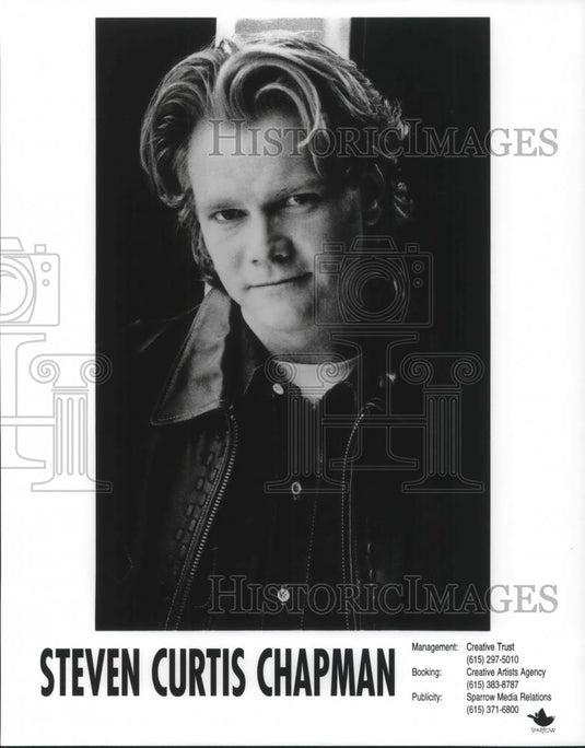1995 Press Photo Steven Curtis Chapman - cvp07850 - Historic Images