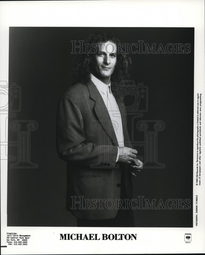 1991 Press Photo Michael Bolton - cvp00950 - Historic Images