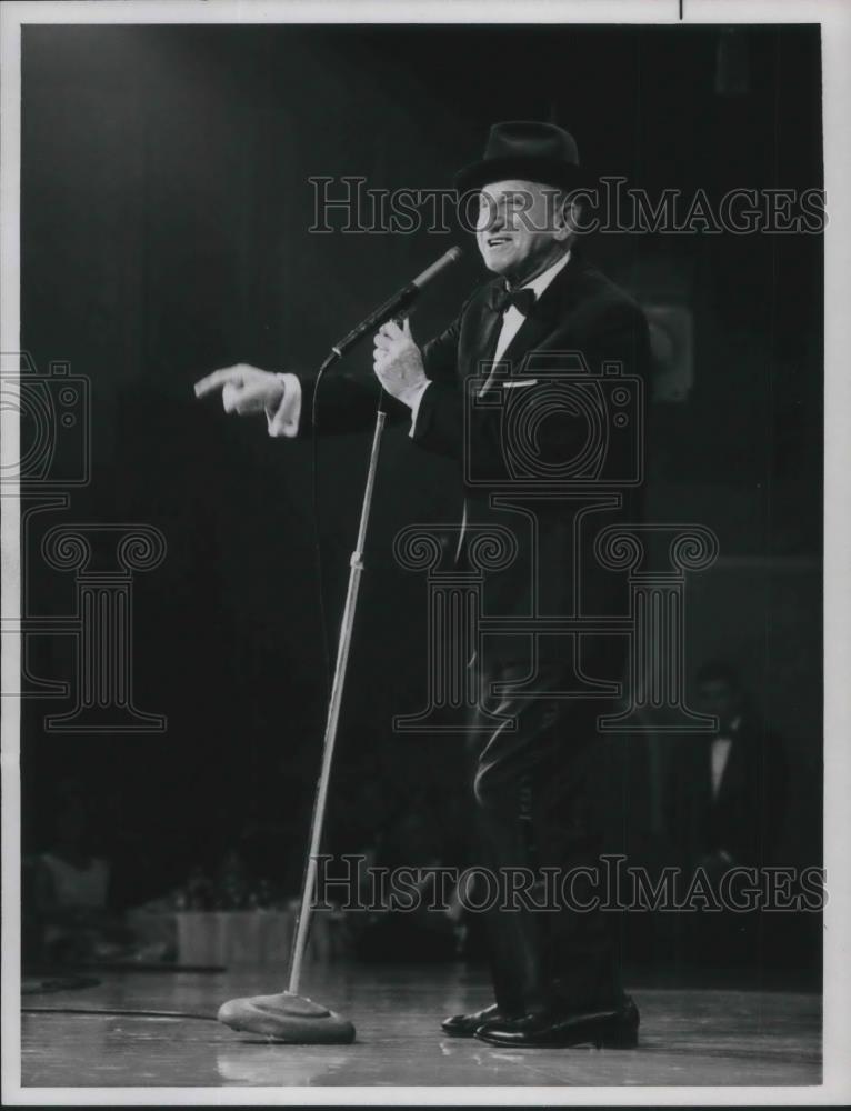 Press Photo Jimmy Durante on The Danny Thomas Special - cvp03724 - Historic Images