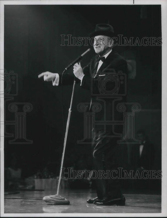 Press Photo Jimmy Durante on The Danny Thomas Special - cvp03724 - Historic Images