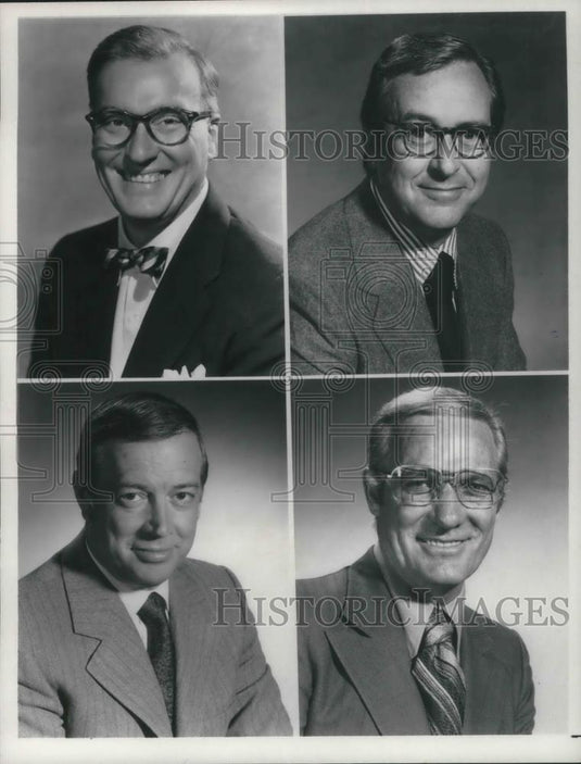 1971 Press Photo Dave Garroway John Chancellor Hugh Downs Frank McGee Today Show - Historic Images