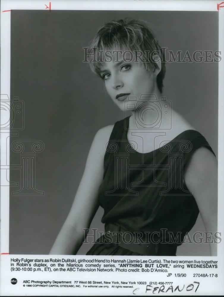 1990 Press Photo Holly Fulger Anything But Love - cvp17698 - Historic Images