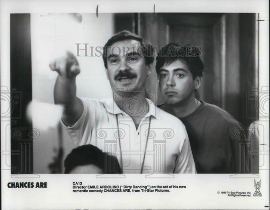 1989 Press Photo Director Emile Ardolino of Chances Are - cvp15029 - Historic Images