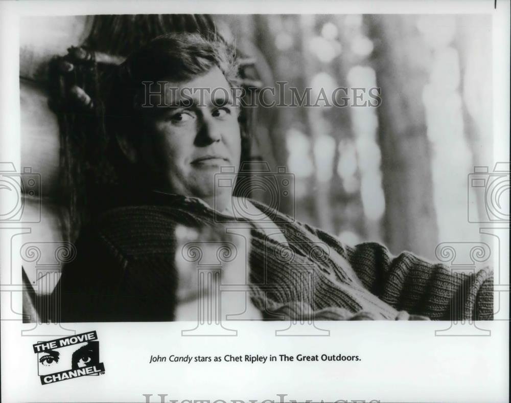 1989 Press Photo John Candy as Chet Ripley in The Great Outdoors - cvp12387 - Historic Images