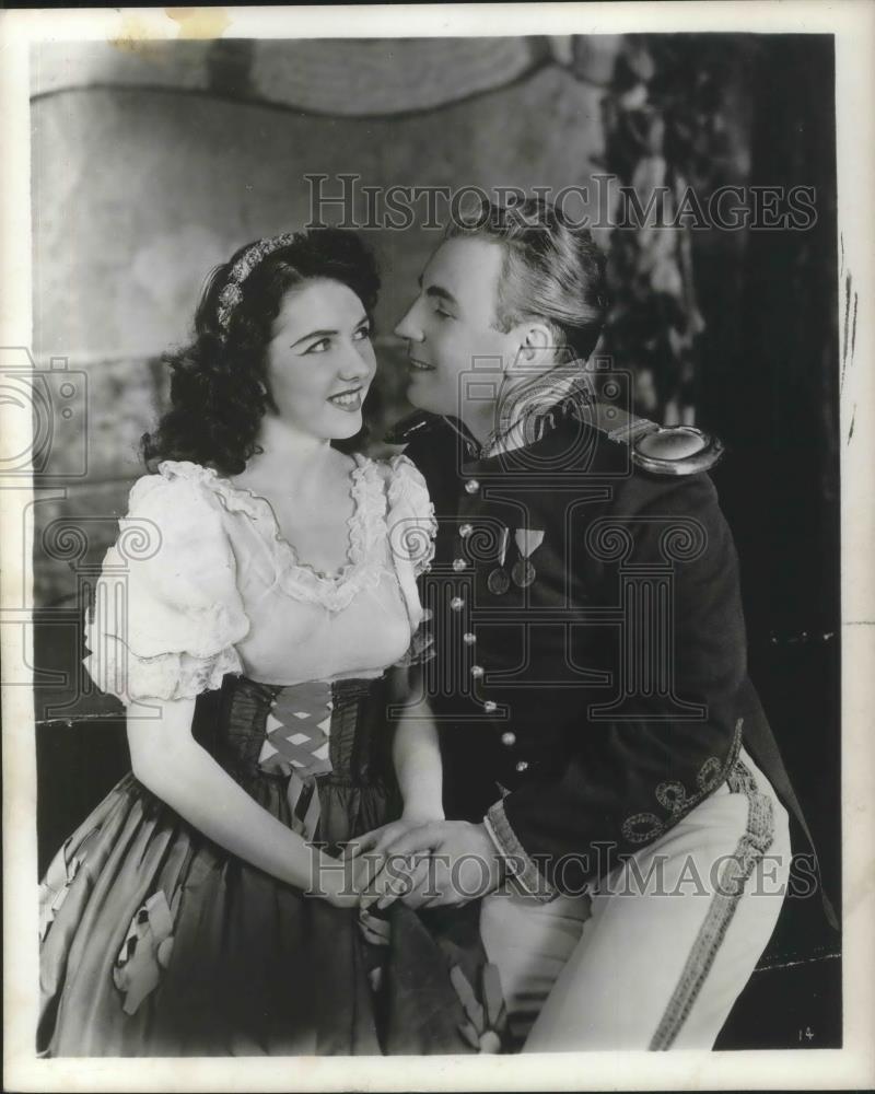 1945 Press Photo Laurel Hurley and Toby Durst in The Student Prince - cvp03282 - Historic Images