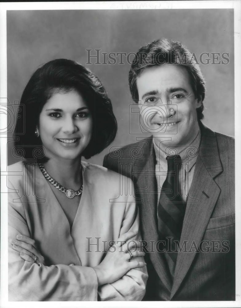 1992 Press Photo Jackie Nespral &amp; Scott Simon Weekend Anchors of Today - Historic Images