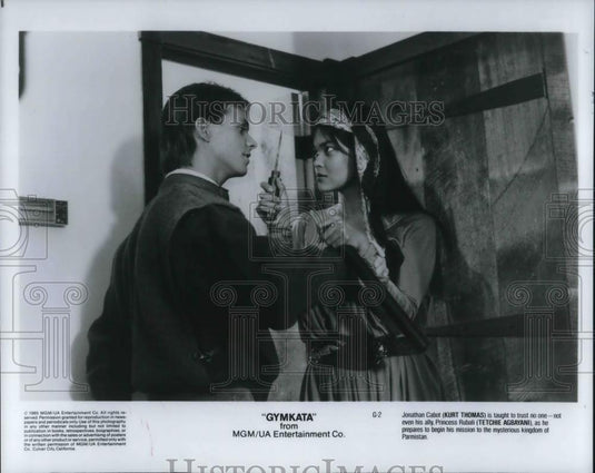 1985 Press Photo Jonathan Cabot in Gymkata - cvp15894 - Historic Images