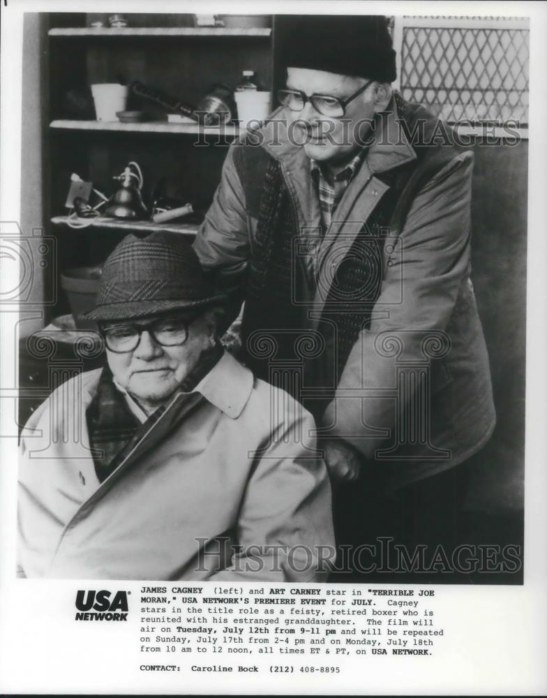 Press Photo James Cagney & Art Carney in Terrible Joe Moran - cvp07954 - Historic Images