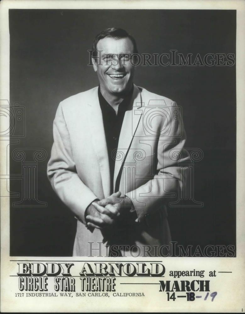 1978 Press Photo Eddy Arnold - cvp14030 - Historic Images