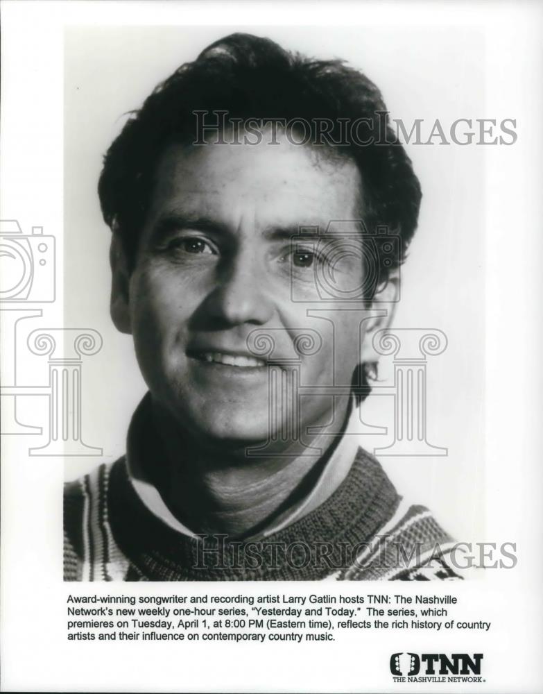 1997 Press Photo Larry Gatlin of Gatlin Brothers Band - cvp12065 - Historic Images