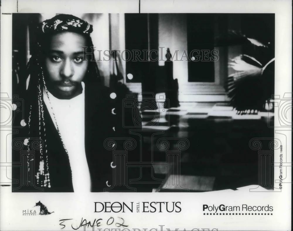 1988 Press Photo Deon Estus Musician - cvp18440 - Historic Images