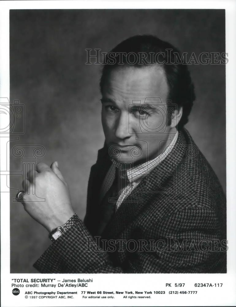 1997 Press Photo James Belushi stars on Total Security TV Show - cvp10749 - Historic Images