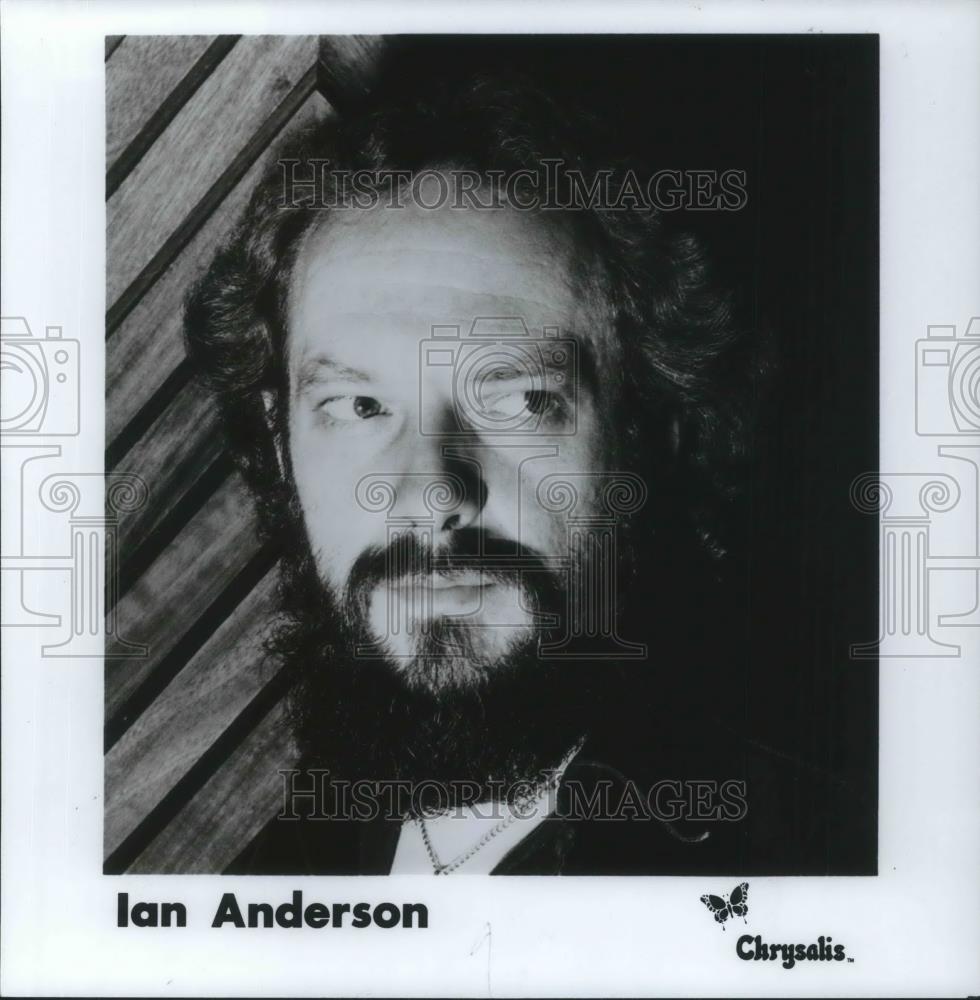 Press Photo Ian Anderson Folk Rock Singer Songwriter Musician Composer - Historic Images