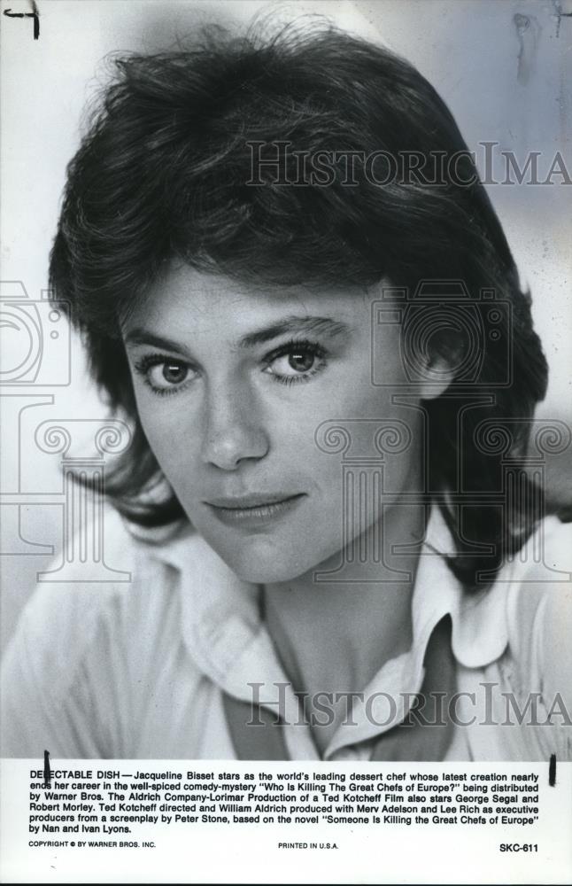 1978 Press Photo Jacqueline Bisset in Who is Killing the Great Chefs of Europe - Historic Images