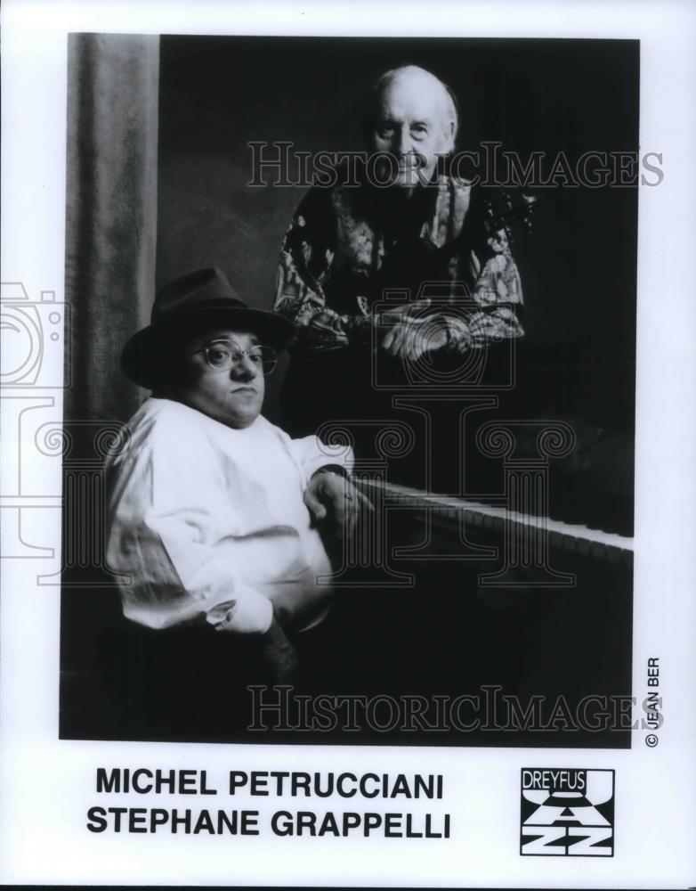 1997 Press Photo Michel Petrucciani & Stephane Grappelli - cvp15447 - Historic Images