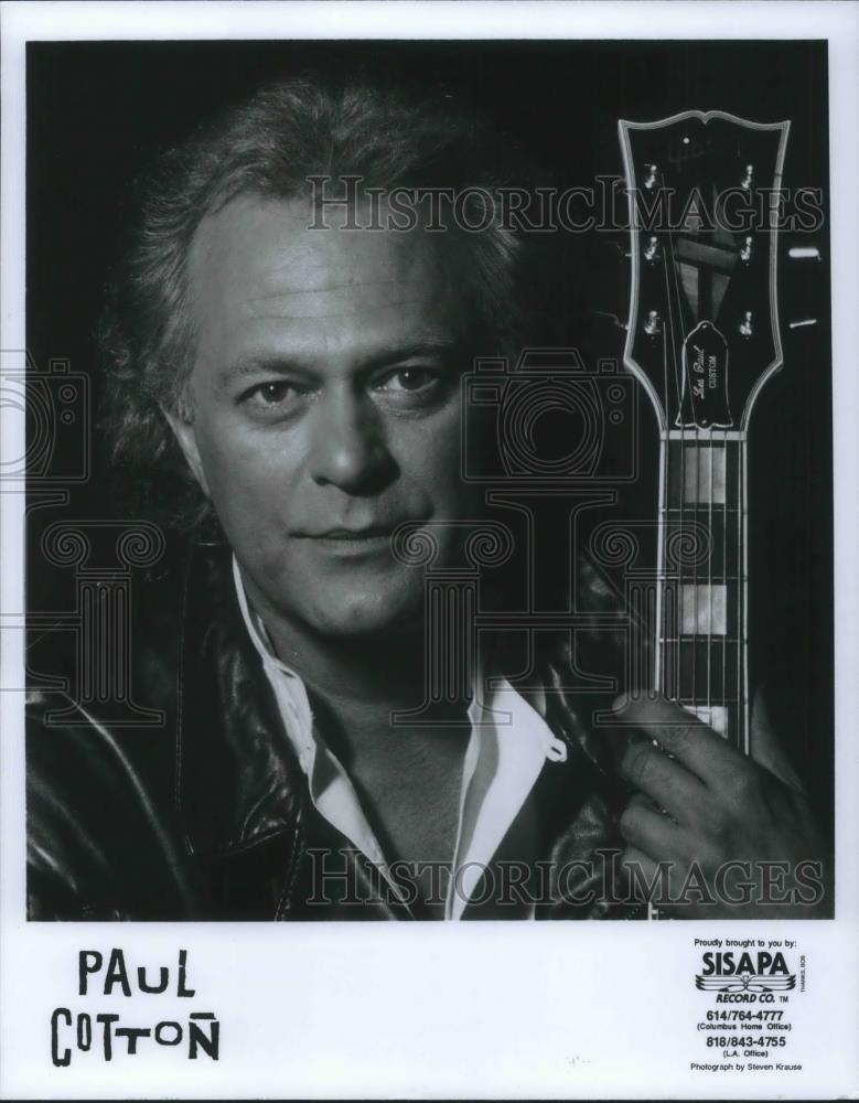 1990 Press Photo Paul Cotton Country Folk Rock Guitarist Musician - cvp01530 - Historic Images