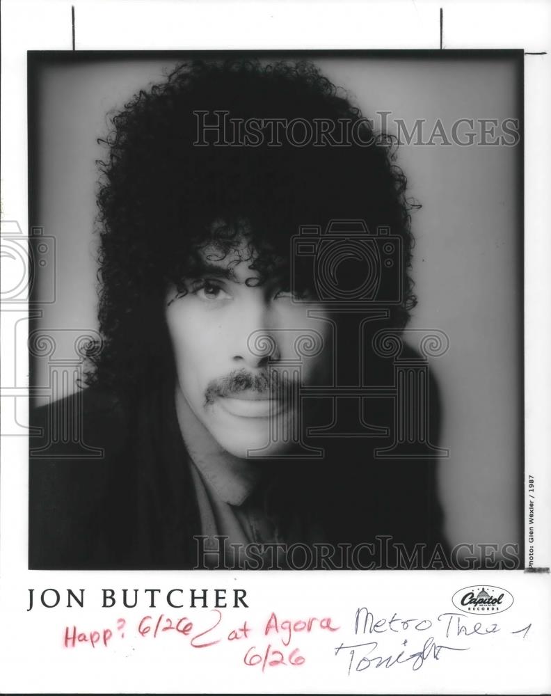 1989 Press Photo Jon Butcher - cvp07583 - Historic Images