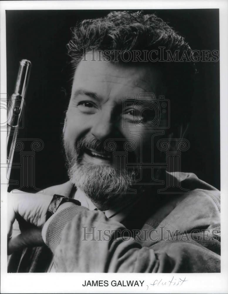1995 Press Photo James Galway, flutist - cvp15685 - Historic Images