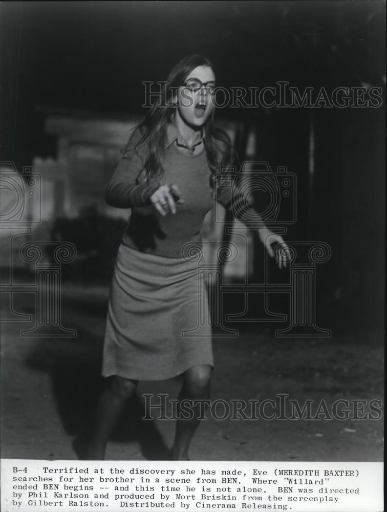 1972 Press Photo Meredith Baxter in Ben - cvp00211 - Historic Images