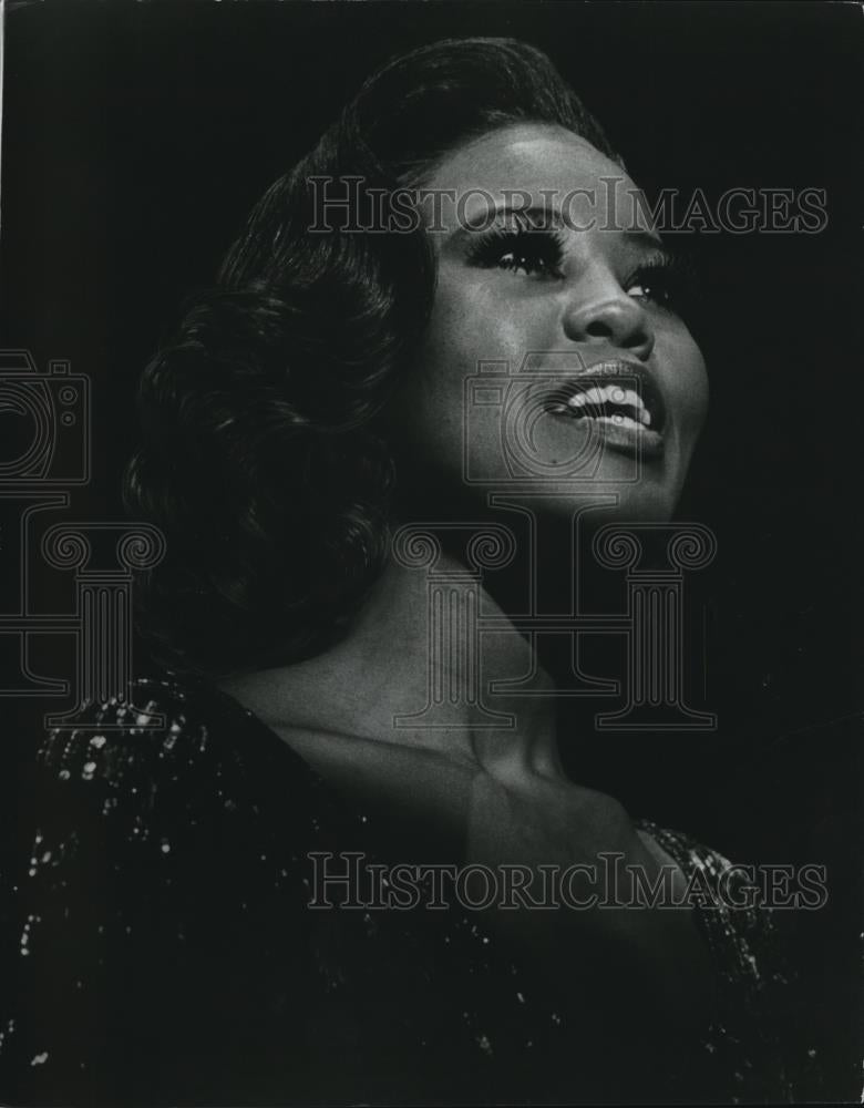 1986 Press Photo Sharon Brown in the musical Dreamgirls - cvp01196 - Historic Images