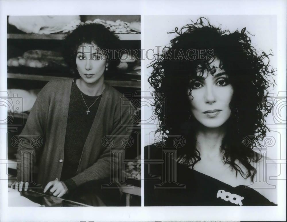 1990 Press Photo Cher in Moonstruck - cvp06696 - Historic Images