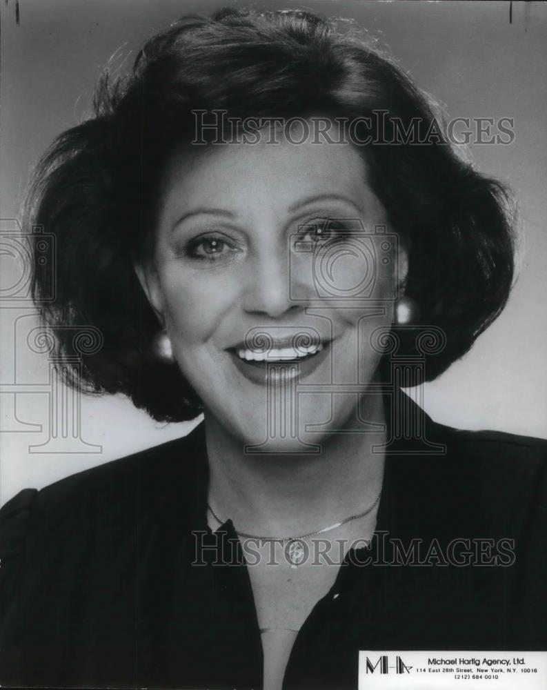 1989 Press Photo Kaye Ballard - Historic Images